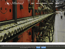 Tablet Screenshot of mistralsrl.net
